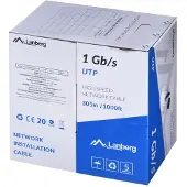 Lanberg Lan Cable Utp 1Gb/S 305M Solid Cca Black