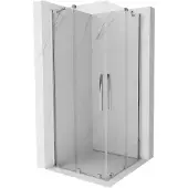 Mexen Velar Duo schuifdouchecabine 80 x 80 , transparant, chroom - 871-080-080-02-01