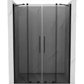 Mexen Velar Duo schuifdouchedeur 160 , grafiet, zwart - 871-160-000-42-70