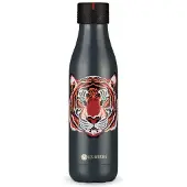 Les Artistes Isolerende fles - - Tijger 500 ml - RVS - Dubbele wand - Hermetische dop