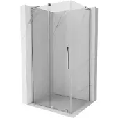 Mexen Velar L schuifdouchecabine 120 x 110 , transparant, chroom - 871-120-110-03-01
