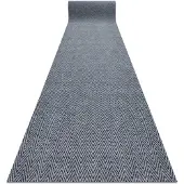Rugsx Ruitenwisser anti slip 100 cm MAGNUS 2954 Zigzag extern, intern, op een rubber - grijskleuring 100x750 cm