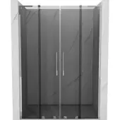Mexen Velar L Duo schuifdouchedeur 160 , grafiet, chroom - 871-160-003-42-01