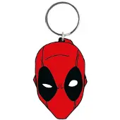 Pyramid Deadpool Face - Rubberen Sleutelhanger