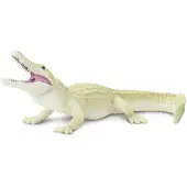 Safari Ltd. Witte Alligator-figuur - Realistische 6" handgeschilderde wilde