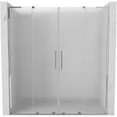 Mexen Velar L Duo schuifdeur 200 , matglas, chroom - 871-200-003-32-01
