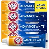 Arm & Hammer Advance White Tandpasta, Clean Mint Smaak, Vlekverdediging, 6 Ounce (Verpakking van 4)