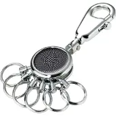 Troika Black Vision sleutelhanger 9 cm veelkleurig (Schwarz Wei) veelkleurig (Schwarz Wei) 9 centimeter sleutelhanger