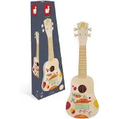 Janod Sunshine Houten Ukulele - Muzikaal Speelgoed voor Kinderen - 3 Jaar + J07636
