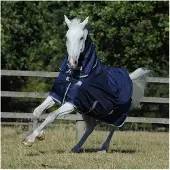 Bucas Deken Freedom Turnout Full Neck 150gr Donkerblauw - 85/107