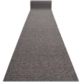 Rugsx Ruitenwisser anti slip 100 cm MAGNUS 1951 Zigzag extern, intern, op een rubber - beige 100x350 cm