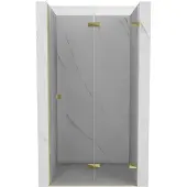 Mexen Lunar-F vouwdeur voor douchecabine rechts 60 , transparant, goud - 836-060-000-50-00-P