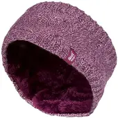 Heat Holder Dames fleece gevoerde thermo oorwarmer hoofdband - Roos