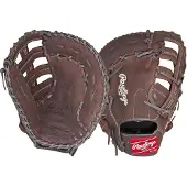 Rawlings | PLAYER PREFERRED Baseball Eerste honkbalhandschoen | rechterhand werphandschoen | 12,5" - Single Post Double Bar Web