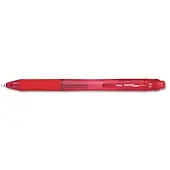 Pentel EnerGel-X intrekbare roller gelpen 0,5 mm rode schacht/inkt dozijn