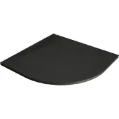 Mexen Bert halfronde SMC douchebak 90 x 90 , zwart - 4KR709090