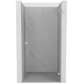 Mexen Lunar-B draaideur douchedeur rechts 100 , transparant, geborsteld nikkel - 832-100-000-97-00-P
