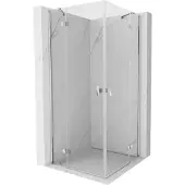 Mexen Mist-H Duo draaideur douchecabine 70 x 70 , transparant, chroom - 8A5-070L-070P-01-00