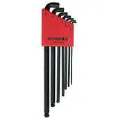 Bondhus 16592 Set van 7 Balldriver Stubby L-sleutels maten 1,5-6 mm