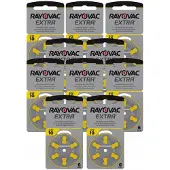 Rayovac audiopiles maat 10 | Verpakking van 10 blisters dus 60 piles