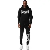 Lonsdale Joggingpak 'Feeny' zwart / wit
