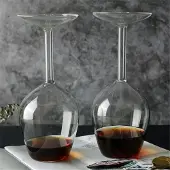 Semoic 14Fl Oz Upside Down Cocktailglas Wijn Uniek Leuk Omgekeerd 2 Stuks