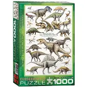 Eurographics puzzel Dinosaurs of the Cretaceous - legpuzzel 1000 stukjes.