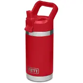 Yeti Rambler Jr. 12 oz kinderfles met rietje dop Rescue Rood