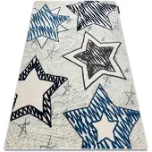 Rugsx Tapijt PETIT STARS ster , Sterretje blauw 160x220 cm