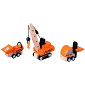 PlanToys Voertuigen voor bouwterreinen