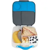 B.Box Lunchbox | Jumbo Bentobox met 4 Vakken (2 Lekvrij), Afneembare Scheidingswand, Gelkoelelement | Ideaal voor School | Vanaf 3+ | Inhoud 2L