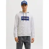 Jack & Jones Sweatshirt donkerblauw / wit gemêleerd