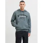Jack & jones Sweatshirt 'JJYuki' duifblauw / zwart / wit