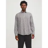 Jack & Jones Comfort Fit Overhemd S Bruin
