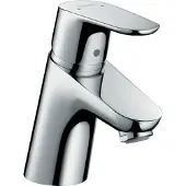 Hansgrohe Focus E2 wastafelkraan met ketting chroom