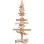 vidaXL - | - Houten - kerstboom - | - natuurlijk - 180 - cm - Massief - grenenhout