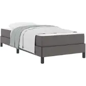 vidaXL Bedframe met matras Cappuccino 140 x 200 cm Stof