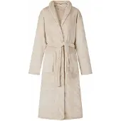 vidaXL Badjas zonder Kap Beige xl Flanel