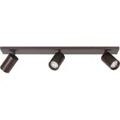 Highlight Opbouwspot Mila 3-lichts recht choco