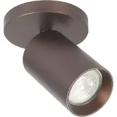 Highlight Mila Opbouwspot | 1x GU10 Max 5W | Dimbaar | Choco