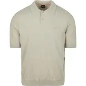 HUGO BOSS BOSS Orange Asac_P polo beige 2-knoops katoen