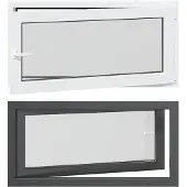 vidaXL Kipp- en draaikraam voor kelder, model RISOR, 120 x 60 cm