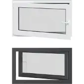 vidaXL Kleur binnenkant kelderraam Wit RISOR 100 x 60 cm