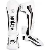 Venum Elite Kickboks Scheenbeschermer Wit Zwart - M