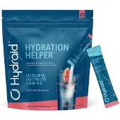 Hydraid Hydratatiehulp, Poeder, Vitamine B12, Vitamine B3 (niacine), Vitamine B5 (pantotheenzuur), Vitamine C, Chroom, Kalium, Magnesium, Natrium, 12,9 g, 36 kcal, 9 kcal