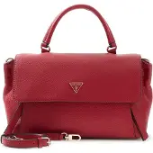 GUESS schoudertas handtas Devon Top Handle Flap Dark Cherry donkerrood