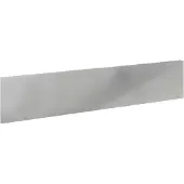 vidaXL Gazonrand 10 st 100 x 22 cm Staal Zilverkleurig