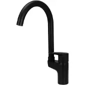 Aquanello Casa Keukenmengkraan Zwart met Bovenhendel BL-1202-CS