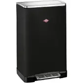 Wesco Big Double Boy Afvalscheider | 36 Liter | Duo Pedaalemmer (2x18 Liter) | Metaal - Matzwart | Prullenbak