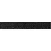 Margaret Hadas24 TV-kast Cali, TV-meubel, TV-kast, 300 cm, hangend, modern design, woonkamer, wandmontage, TV-meubel, wit, zwart